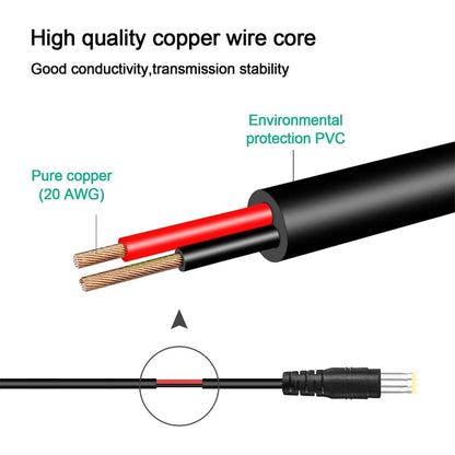 USB-C / Type-C to 5.5 x 2.5mm Laptop Power Charging Cable, Cable Length: about 1.5m(Black), Type-C to 5.5 x 2.5mm(Straight)