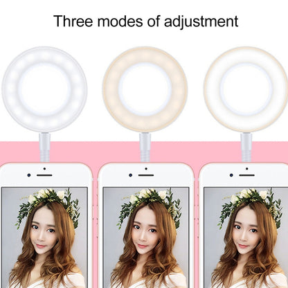 for Studio Recording, Live Broadcast, Live Show, KTV, etc., Microphone Clip+Phone Holder（White）