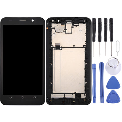 LCD Screen and Digitizer Full Assembly with Frame for Asus Zenfone 2 / ZE551ML / Z00AD /  Z00ADB / Z00ADA , For Asus ZE551ML