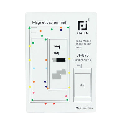 JIAFA Magnetic Screws Mat for iPhone 4S, For 4S