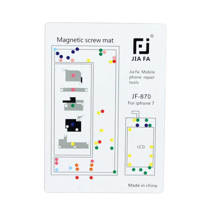 JIAFA Magnetic Screws Mat for iPhone 7, For 7