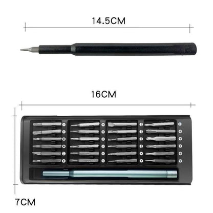 25 in 1 Screwdriver Set Magnetic Repair Tools, Plastic Handle, 25 in 1