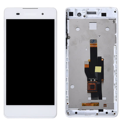 LCD Screen and Digitizer Full Assembly with Frame for Sony Xperia E5 F3311 F3313, For Xperia E5