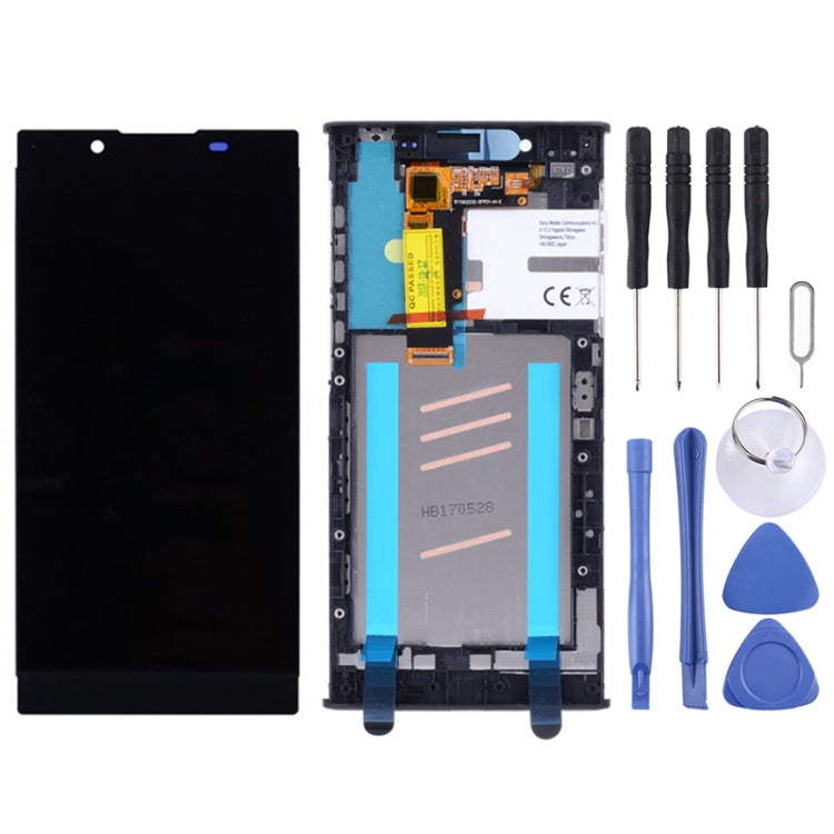 LCD Screen and Digitizer Full Assembly with Frame for Sony Xperia L1 G3311 G3312 G3313, For Xperia L1 OEM, For Xperia L1