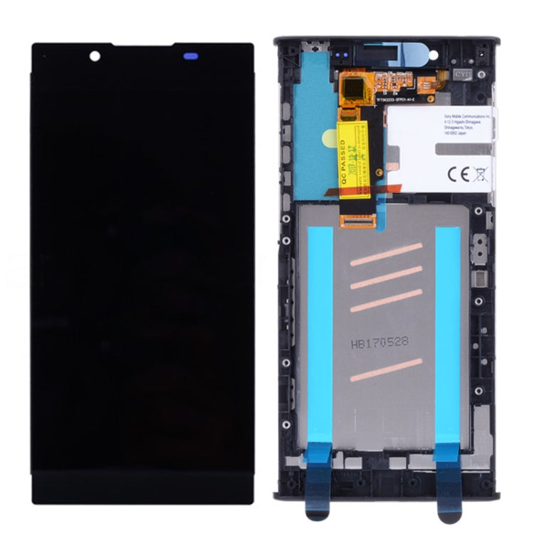 LCD Screen and Digitizer Full Assembly with Frame for Sony Xperia L1 G3311 G3312 G3313, For Xperia L1 OEM, For Xperia L1