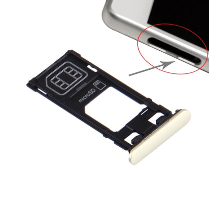 SIM Card Tray + Micro SD Card Tray + Card Slot Port Dust Plug for Sony Xperia X (Single SIM Version), For Xperia X Single SIM Rose, For Xperia X Single SIM, For Xperia X Single SIM White