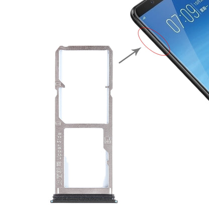 For Vivo Y75 2 x SIM Card Tray + Micro SD Card Tray, For Vivo Y75