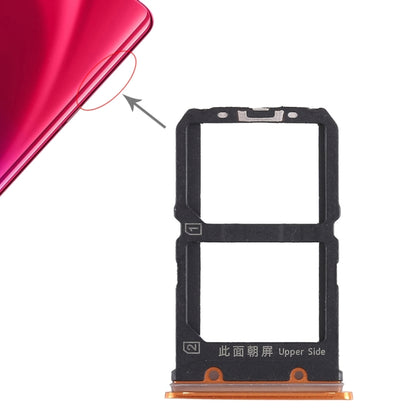 For Vivo X23 2 x SIM Card Tray, For Vivo X23, Vivo X23(Rose Red), Vivo X23(Orange)