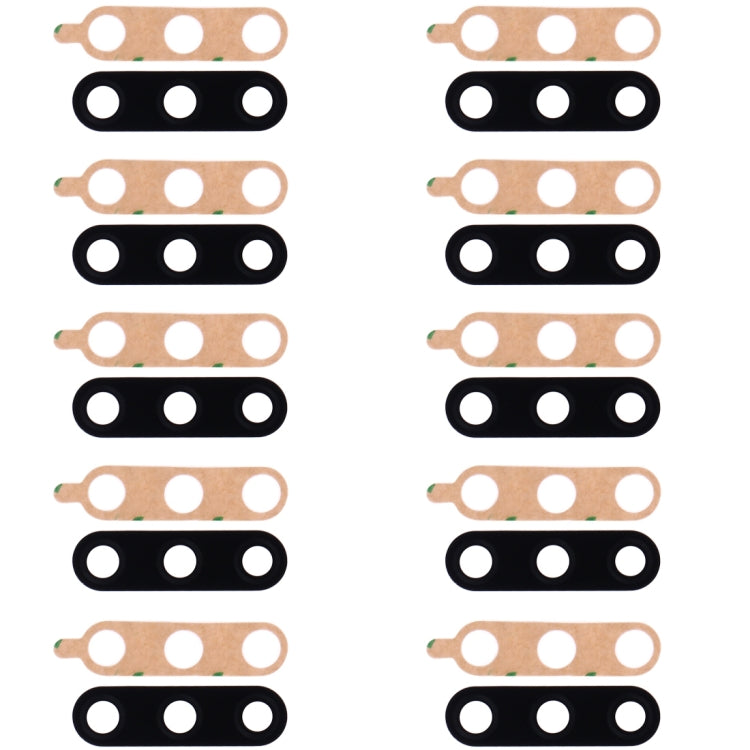 10 PCS Back Camera Lens for LG V40 ThinQ, For LG V40 ThinQ