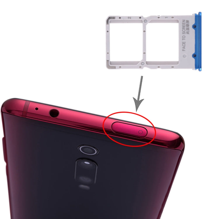 SIM Card Tray + SIM Card Tray for Xiaomi Redmi K20 / K20 Pro / Mi 9T / Mi 9T Pro, For Xiaomi Redmi K20, For Xiaomi  Redmi K20