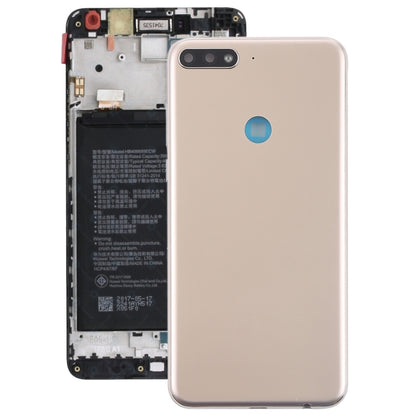 Back Cover with Side Keys for Huawei Y7 (2018), For Huawei Y7 (2018), For Y7 (2018)