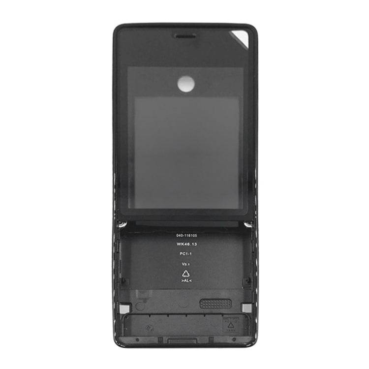 Full Housing Cover (Front Cover + Battery Back Cover) for Nokia 515, For Nokia 515 Black
