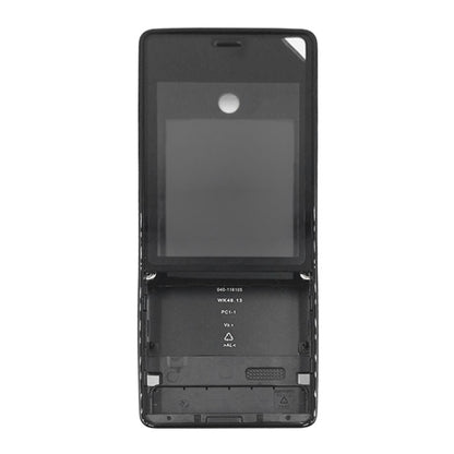 Full Housing Cover (Front Cover + Battery Back Cover) for Nokia 515, For Nokia 515 Black