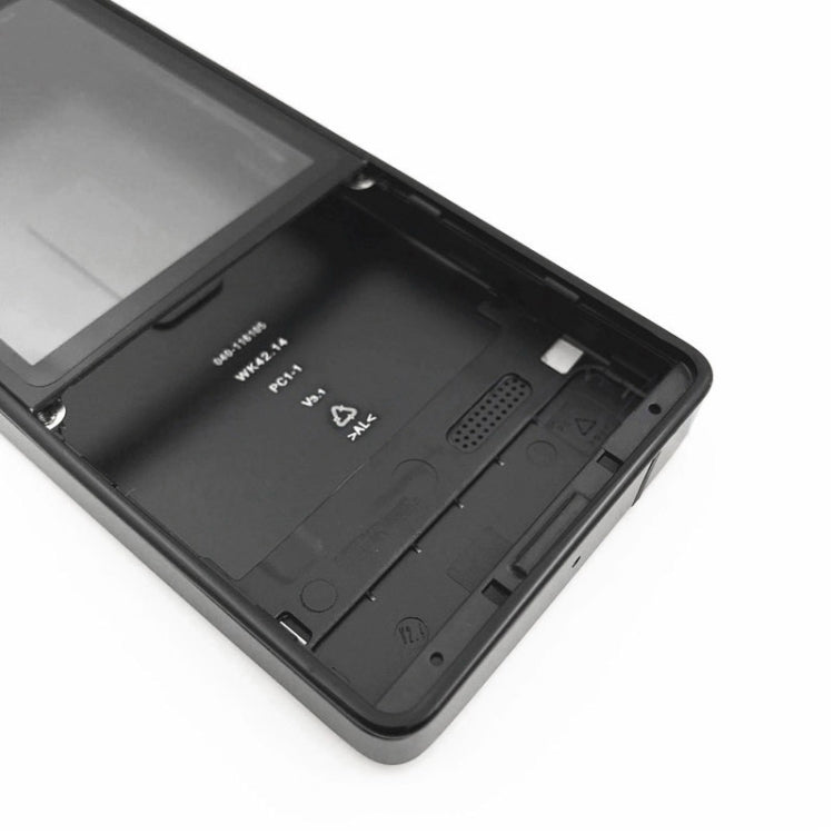 Full Housing Cover (Front Cover + Battery Back Cover) for Nokia 515, For Nokia 515 Black