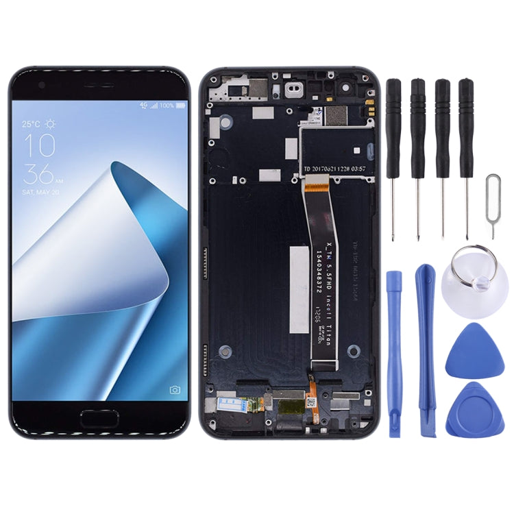 LCD Screen and Digitizer Full Assembly with Frame for Asus ZenFone 4 ZE554KL Z01KDA Z01KD Z01KS, For Asus ZE554KL, For Asus ZE554K