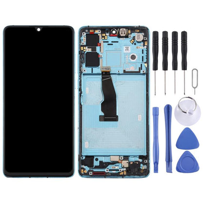 LCD Screen and Digitizer Full Assembly with Frame for Huawei P30, For P30