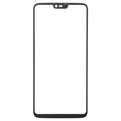 For OnePlus 6 Front Screen Outer Glass Lens, For OnePlus 6 Black