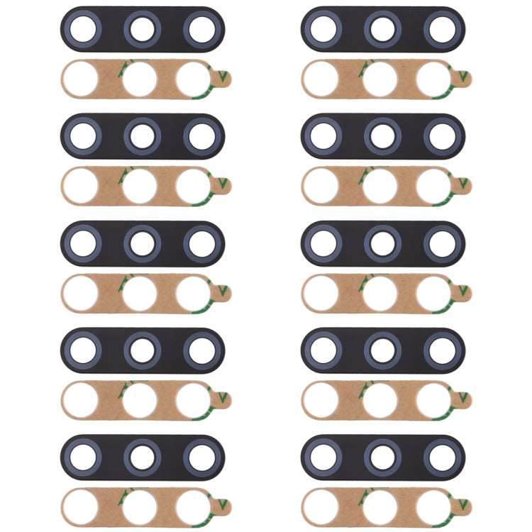 For Huawei Enjoy 10e 10pcs Back Camera Lens , For Huawei Enjoy 10e