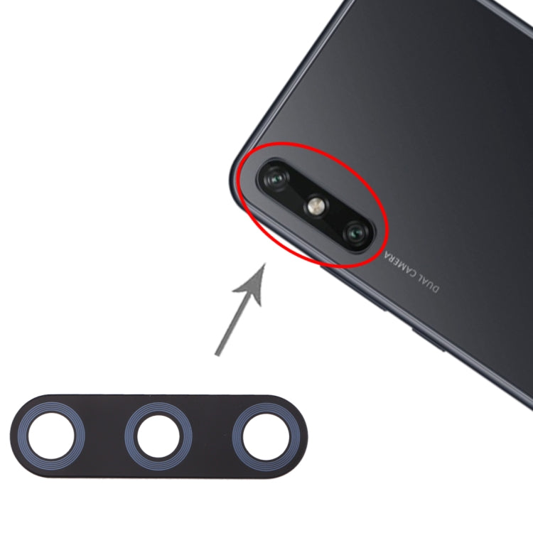 For Huawei Enjoy 10e 10pcs Back Camera Lens , For Huawei Enjoy 10e