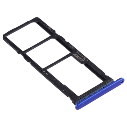 SIM Card Tray + SIM Card Tray + Micro SD Card Tray for Huawei Enjoy 10 / Honor Play 3, For Huawei Enjoy 10 (Dark Blue), For Huawei Enjoy 10, For Huawei Enjoy 10(Purplish Red)