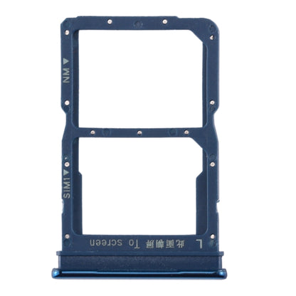 SIM Card Tray + NM Card Tray for Huawei Honor 20 Lite, For Huawei Honor 20 Lite, For Huawei Honor 20 Lite (Baby Blue)