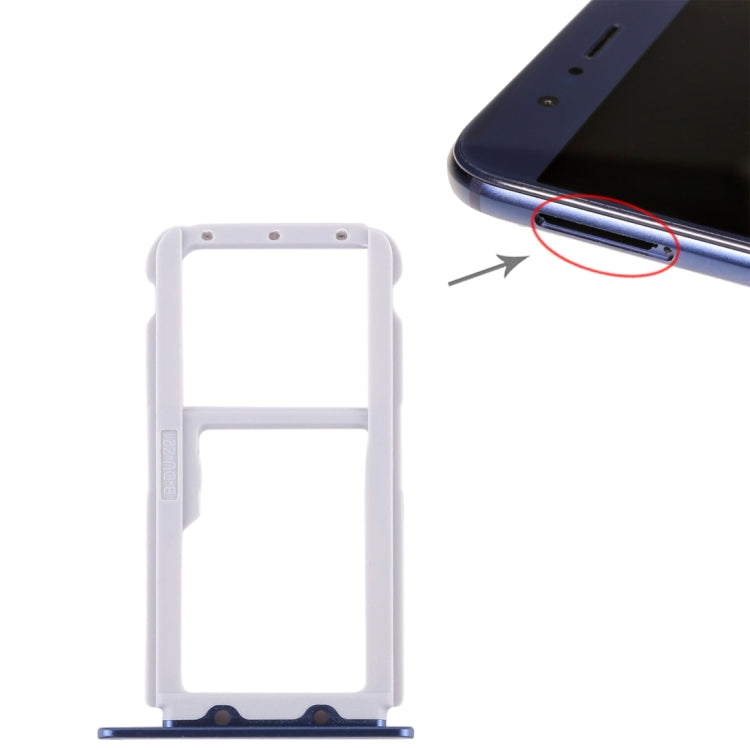 SIM Card Tray + SIM Card Tray / Micro SD Card Tray for Huawei Honor V9, For Honor V9, For Huawei V9