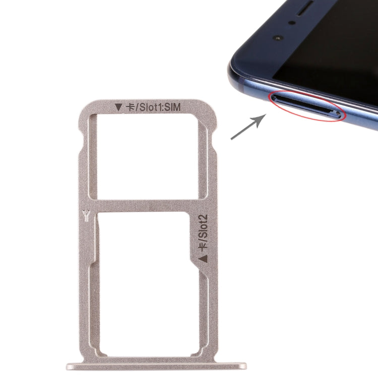 SIM Card Tray + SIM Card Tray / Micro SD Card for Huawei Honor 8, For Huawei Honor 8, For Honor 8, For Huawei 8