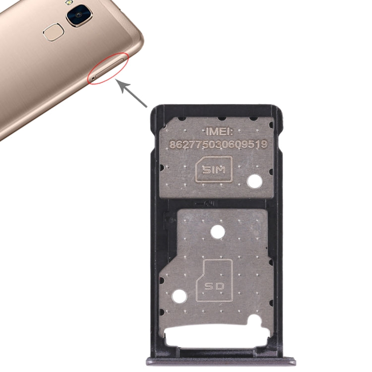 SIM Card Tray + SIM Card Tray / Micro SD Card Tray for Huawei Honor 5c, For Huawei Honor 5c, For Huawei 5c