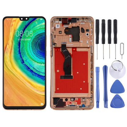 LCD Screen and Digitizer Full Assembly with Frame for Huawei Mate 30, For Huawei Mate 30, For Huawei Mate 30(Orange), For Huawei Mate 30(Green)