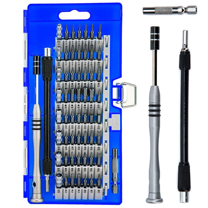 60 in 1 S2 Tool Steel Precision Screwdriver Nutdriver Bit Repair Tools Kit, 60 in 1 (Yellow), 60 in 1 (Orange), 60 in 1 (Green), 60 in 1 (Blue)