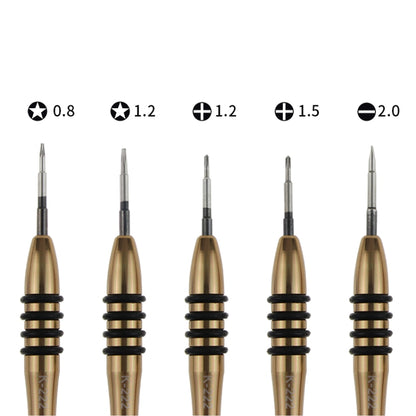 Kaisi K-5222 7 in 1 Plastic Opening Pick + Precision Screwdriver Set Tablet PC Cell Phone Repair Kit, K-5222