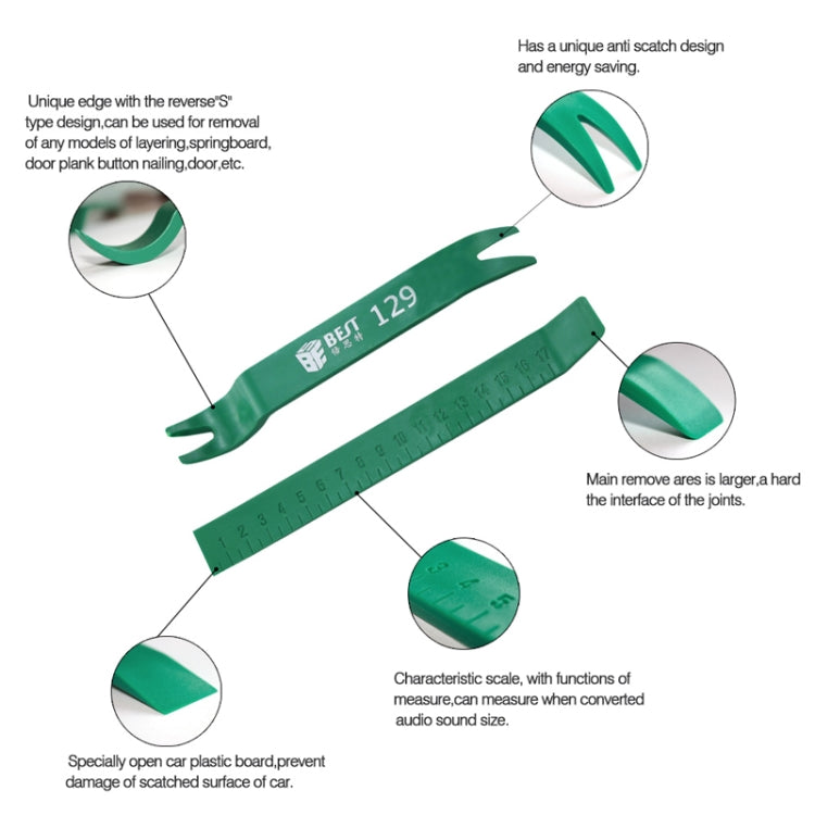 BEST-129B Bend Head Plastic Pry Tool, 129B Pry Tool