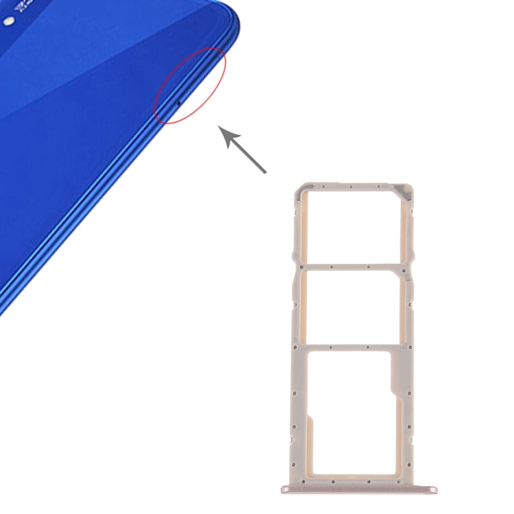 SIM Card Tray + SIM Card Tray + Micro SD Card for Huawei Honor Play 8A, For Huawei Play 8A, For Huawei Honor Play 8A