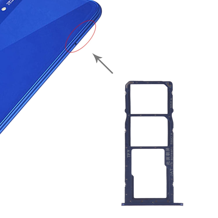 SIM Card Tray + SIM Card Tray + Micro SD Card for Huawei Honor Play 8A, For Huawei Play 8A, For Huawei Honor Play 8A