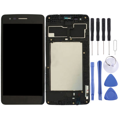 LCD Screen and Digitizer Full Assembly with Frame for LG K8 2017 US215 M210 M200N , For LG K8 2017, For K8 2017 / M200N