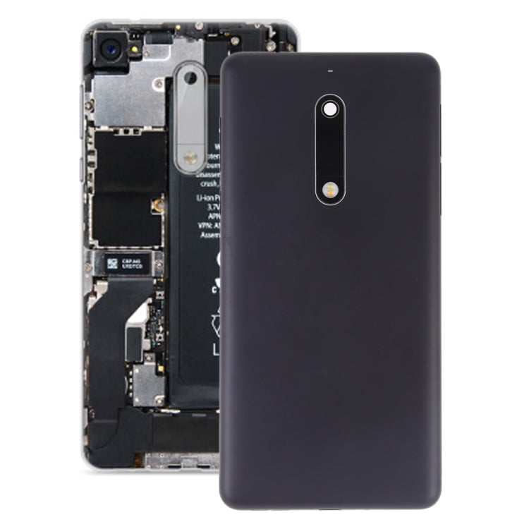 Battery Back Cover with Camera Lens Frame & Side Keys for Nokia 5, For Nokia 5