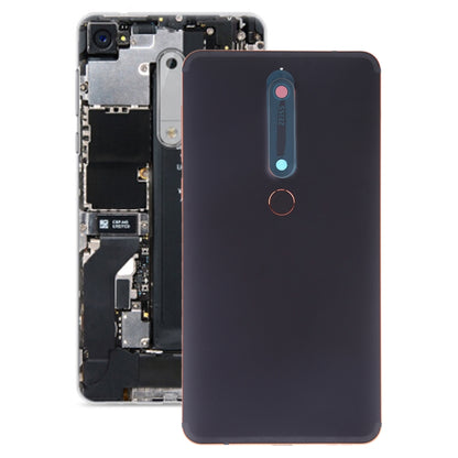 Battery Back Cover with Camera Lens Frame & Side Keys & Fingerprint Sensor for Nokia 6.1 / 6 (2018) / 6 (2nd Gen), For Nokia 6 (2nd Gen)