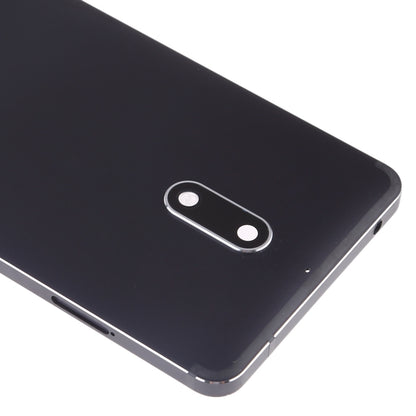 Battery Back Cover with Camera Lens Frame & Side Keys for Nokia 6, For Nokia 6