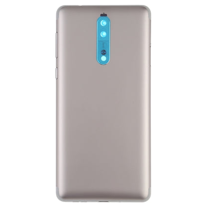 Battery Back Cover with Camera Lens Frame & Side Keys for Nokia 8, For Nokia 8, Nokia 8