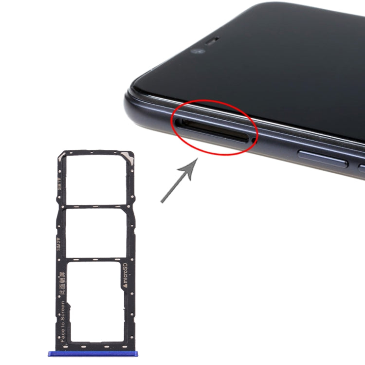 For Realme 2 SIM Card Tray + SIM Card Tray + Micro SD Card Tray, For OPPO  Realme 2, For OPPO Realme 2, For Realme 2