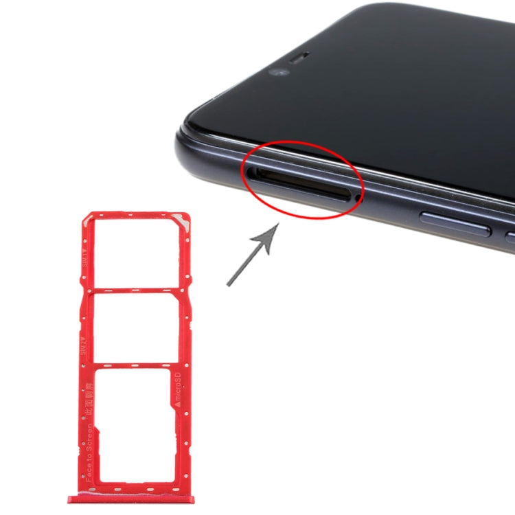 For Realme 2 SIM Card Tray + SIM Card Tray + Micro SD Card Tray, For OPPO  Realme 2, For OPPO Realme 2, For Realme 2