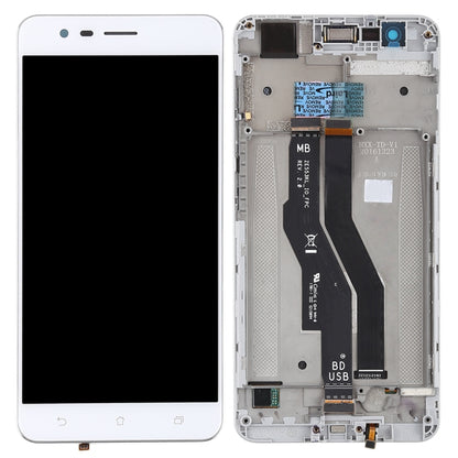 LCD Screen and Digitizer Full Assembly with Frame for Asus Zenfone 3 Zoom ZE553KL, For Asus Zenfone 3 Zoom / ZE553KL, For Asus ZE553KL