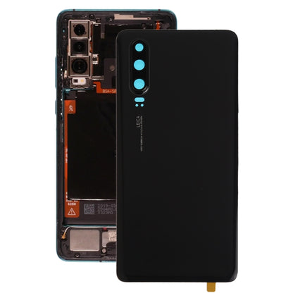 Battery Back Cover with Camera Lens Frame for Huawei P30, For Huawei P30