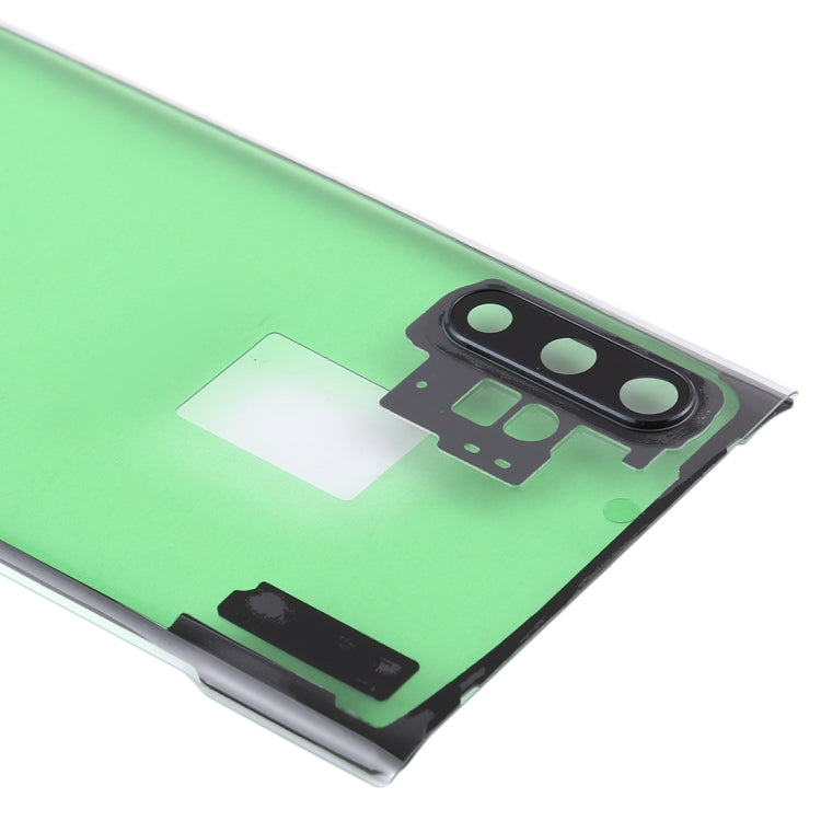 For Samsung Galaxy Note 10+ N975 N9750 Transparent Battery Back Cover with Camera Lens Frame, For Galaxy Note 10+