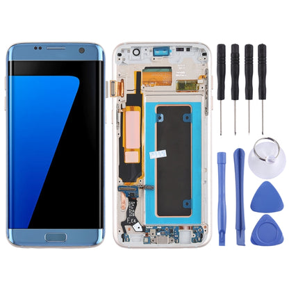Original Super AMOLED Material LCD Screen and Digitizer Full Assembly(with Frame / Charging Port Flex Cable / Power Button Flex Cable / Volume Button Flex Cable) for Galaxy S7 Edge / G935F / G935FD, For Samsung Galaxy S7 Edge (Super AMOLED)