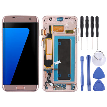 Original Super AMOLED Material LCD Screen and Digitizer Full Assembly(with Frame / Charging Port Flex Cable / Power Button Flex Cable / Volume Button Flex Cable) for Galaxy S7 Edge / G935F / G935FD, For Samsung Galaxy S7 Edge (Super AMOLED)