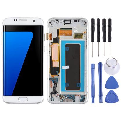 Original Super AMOLED Material LCD Screen and Digitizer Full Assembly(with Frame / Charging Port Flex Cable / Power Button Flex Cable / Volume Button Flex Cable) for Galaxy S7 Edge / G935F / G935FD, For Samsung Galaxy S7 Edge (Super AMOLED)