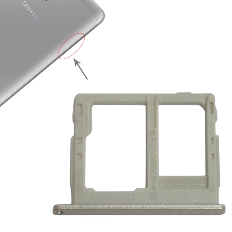 For Galaxy Tab A 8.0 / T380 / T385 SIM Card Tray +  Micro SD Card Tray, For Samsung Galaxy Tab A 8.0
