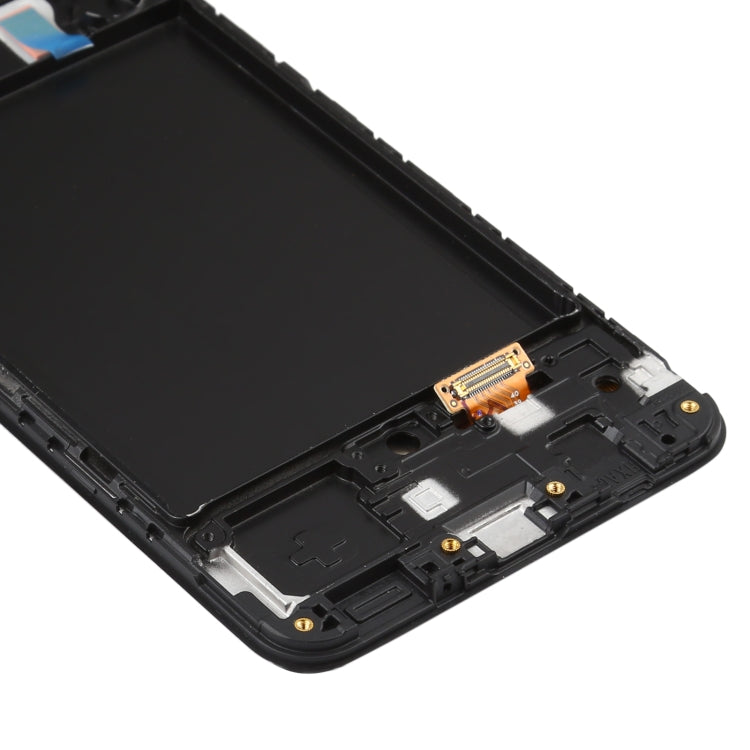 Original Super AMOLED LCD Screen  for Galaxy A50 Digitizer Full Assembly with Frame, For Samsung Galaxy A50