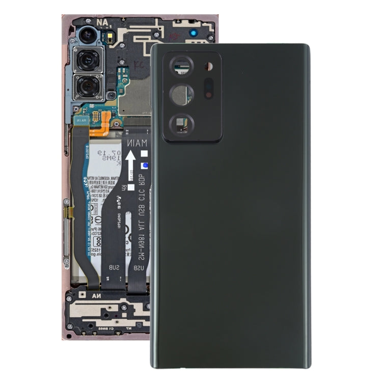 For Samsung Galaxy Note20 Ultra Battery Back Cover with Camera Lens Frame, For Samsung Galaxy Note20 Ultra(with Camera Cover)